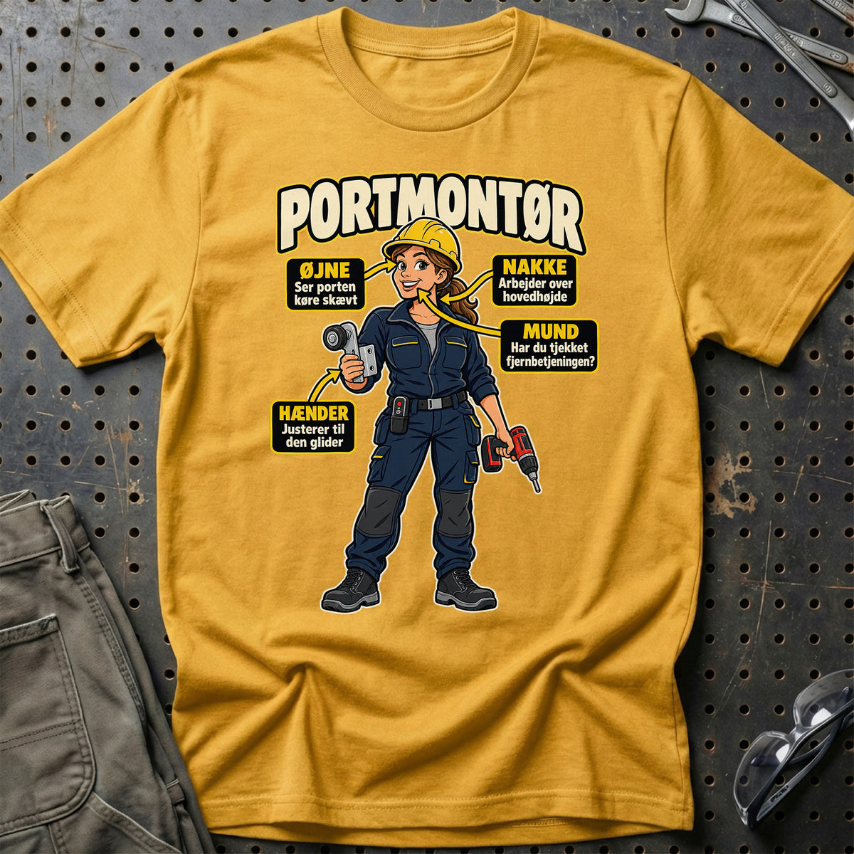 
Produktbillede af Portmontør – Anatomi T-Shirt