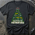 
Portmontør – Julehygge – Unisex T-Shirt – Sort