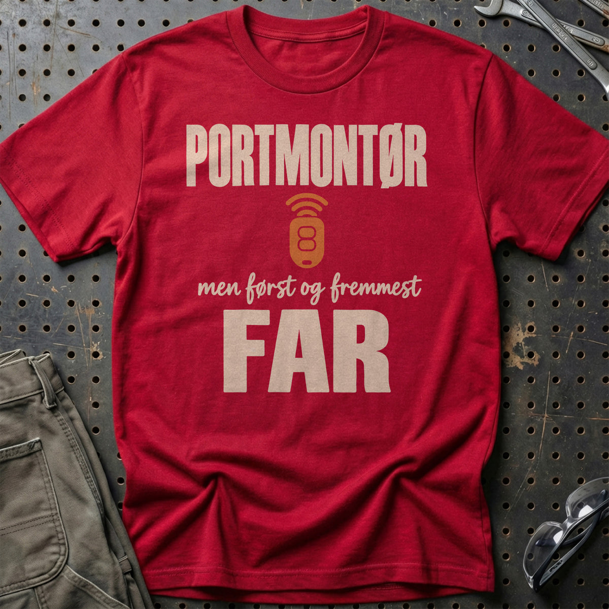 
Produktbillede af Portmontør – Men Først Og Fremmest Far T-Shirt