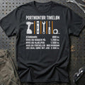 Portmontør Timeløn T-Shirt-Beklædning-Garage Culture-Sort-S-Garage Culture Shop- garage - man cave - merchandise
