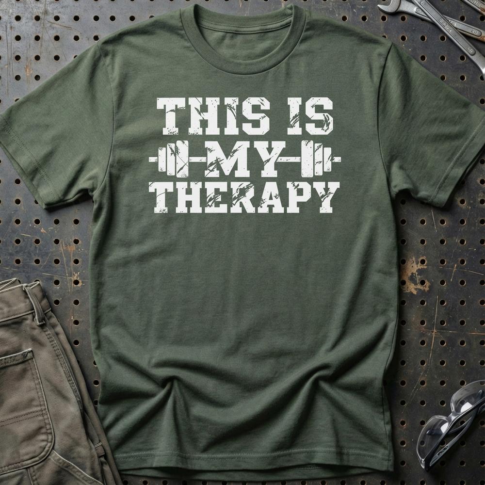 
Produktbillede af Privat Lea Vincentsen – This Is My Therapy T-Shirt