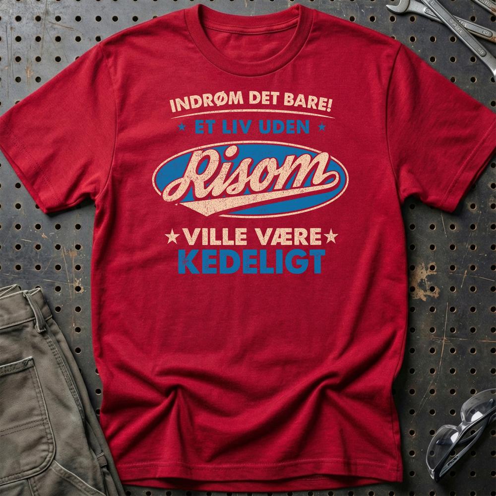 Privat Maja Betak Risom - Unisex T-Shirt-Beklædning-Privat-Rød-S-Garage Culture Shop- garage - man cave - merchandise
