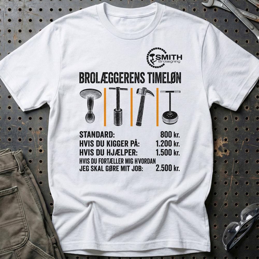 Privat Smith T-Shirt-Beklædning-Privat-Hvid-S-Garage Culture Shop- garage - man cave - merchandise
