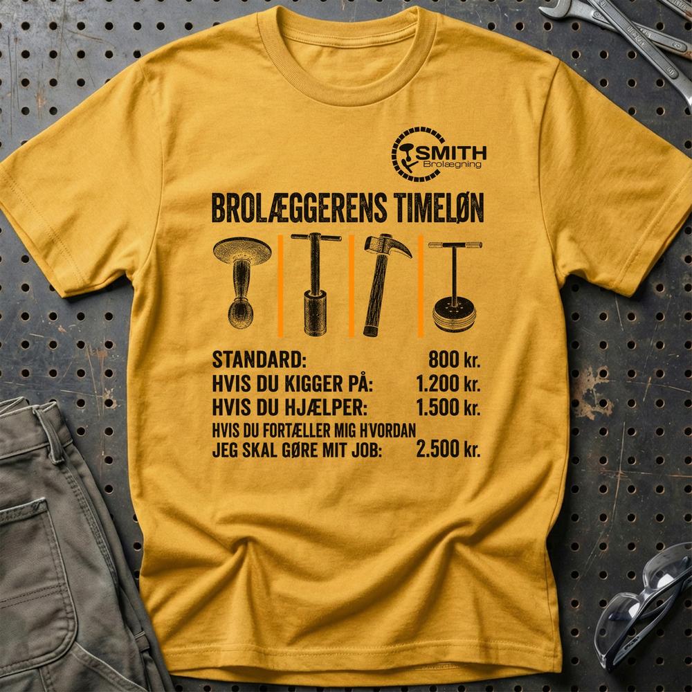 Privat Smith T-Shirt-Beklædning-Privat-Guld-S-Garage Culture Shop- garage - man cave - merchandise