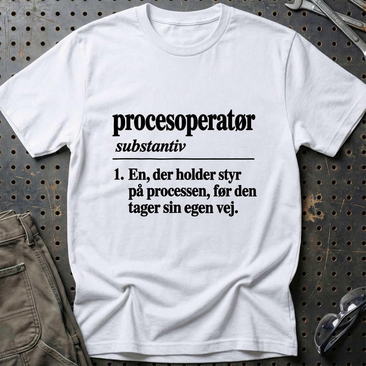 
Procesoperatør – Definition T-Shirt – Hvid