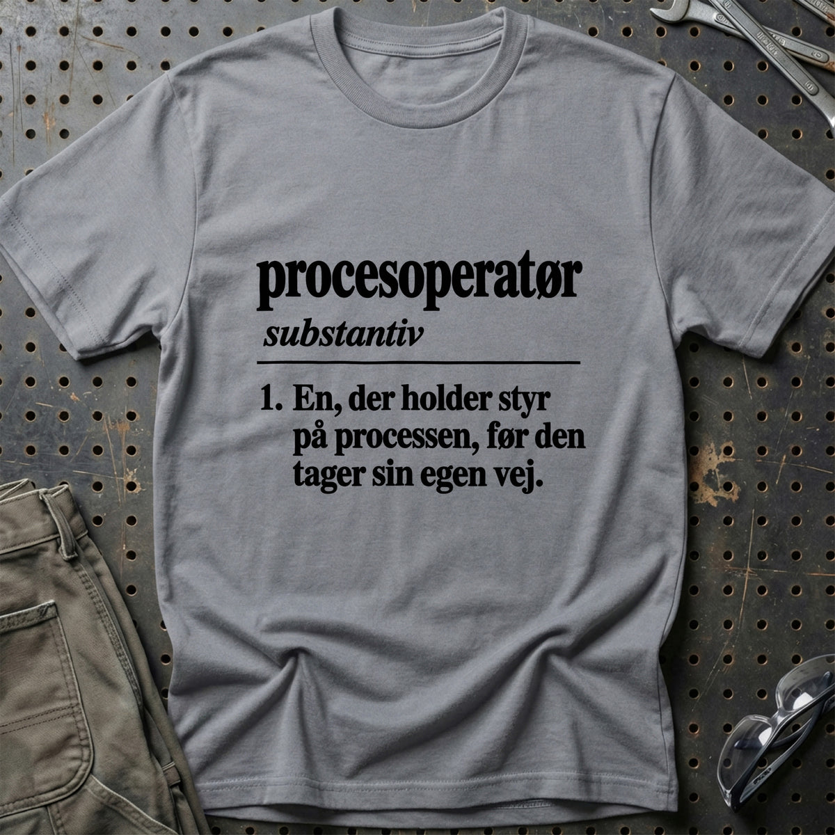 
Procesoperatør – Definition T-Shirt – Grå Sport