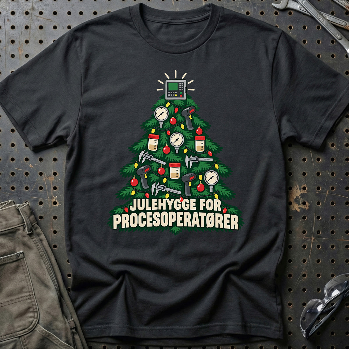 
Procesoperatør – Julehygge – Unisex T-Shirt – Sort