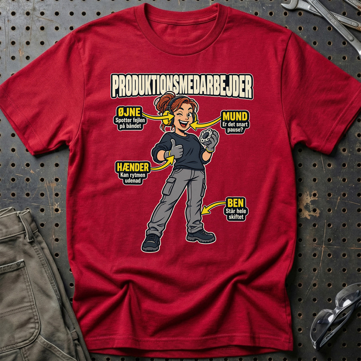 
Produktbillede af Produktionsmedarbejder – Anatomi T-Shirt