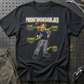Produktionsmedarbejder – Anatomi T-Shirt – Sort
