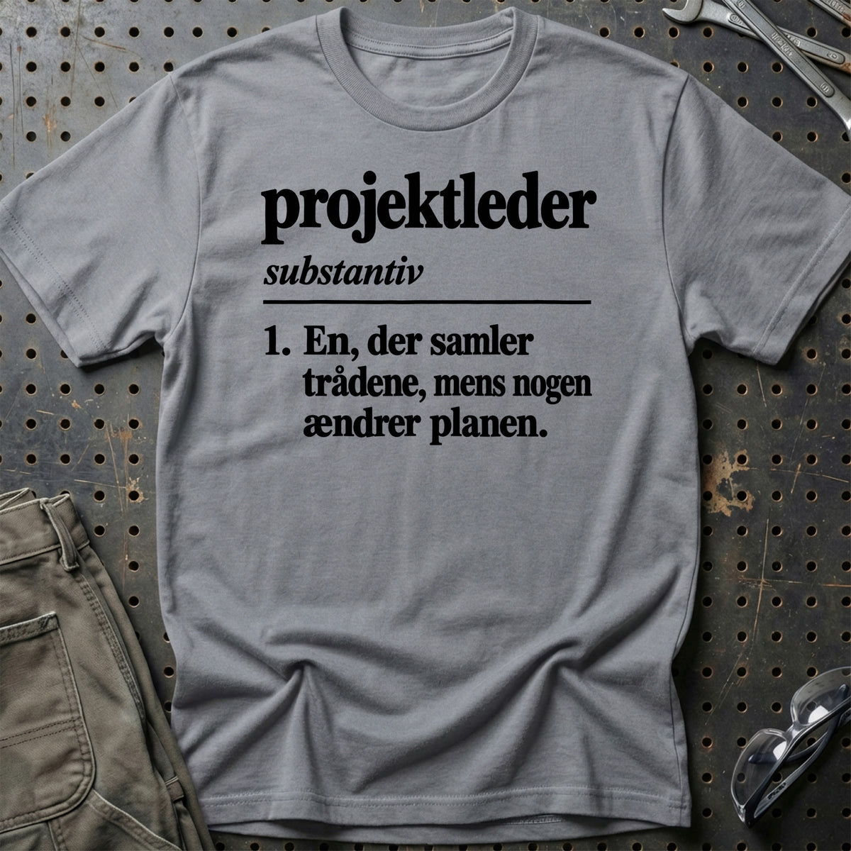 
Projektleder – Definition T-Shirt – Grå Sport