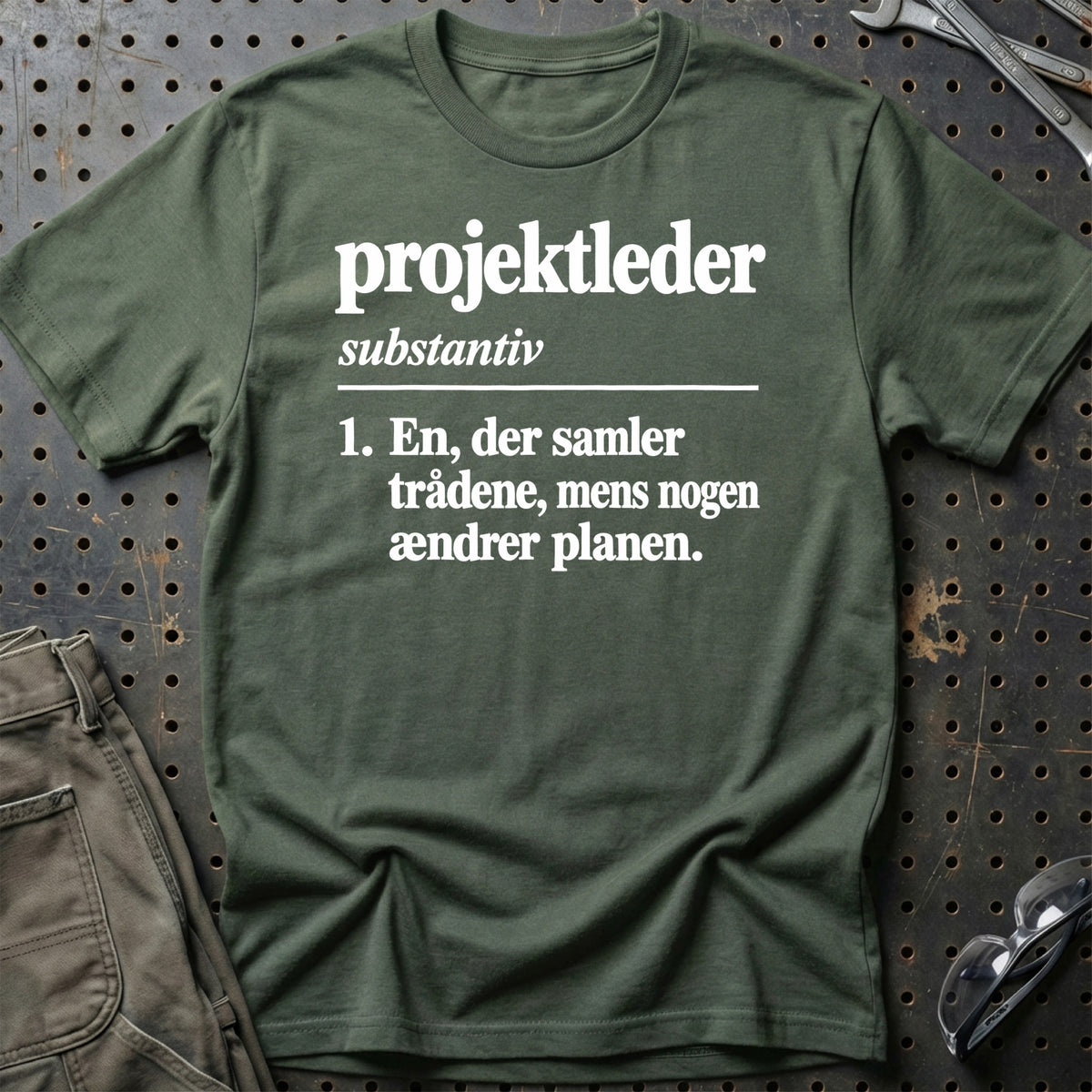 
Projektleder – Definition T-Shirt – Grøn Militær