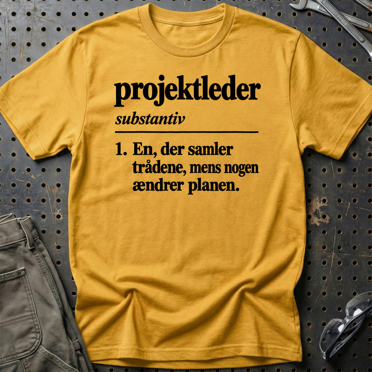 
Projektleder – Definition T-Shirt – Guld
