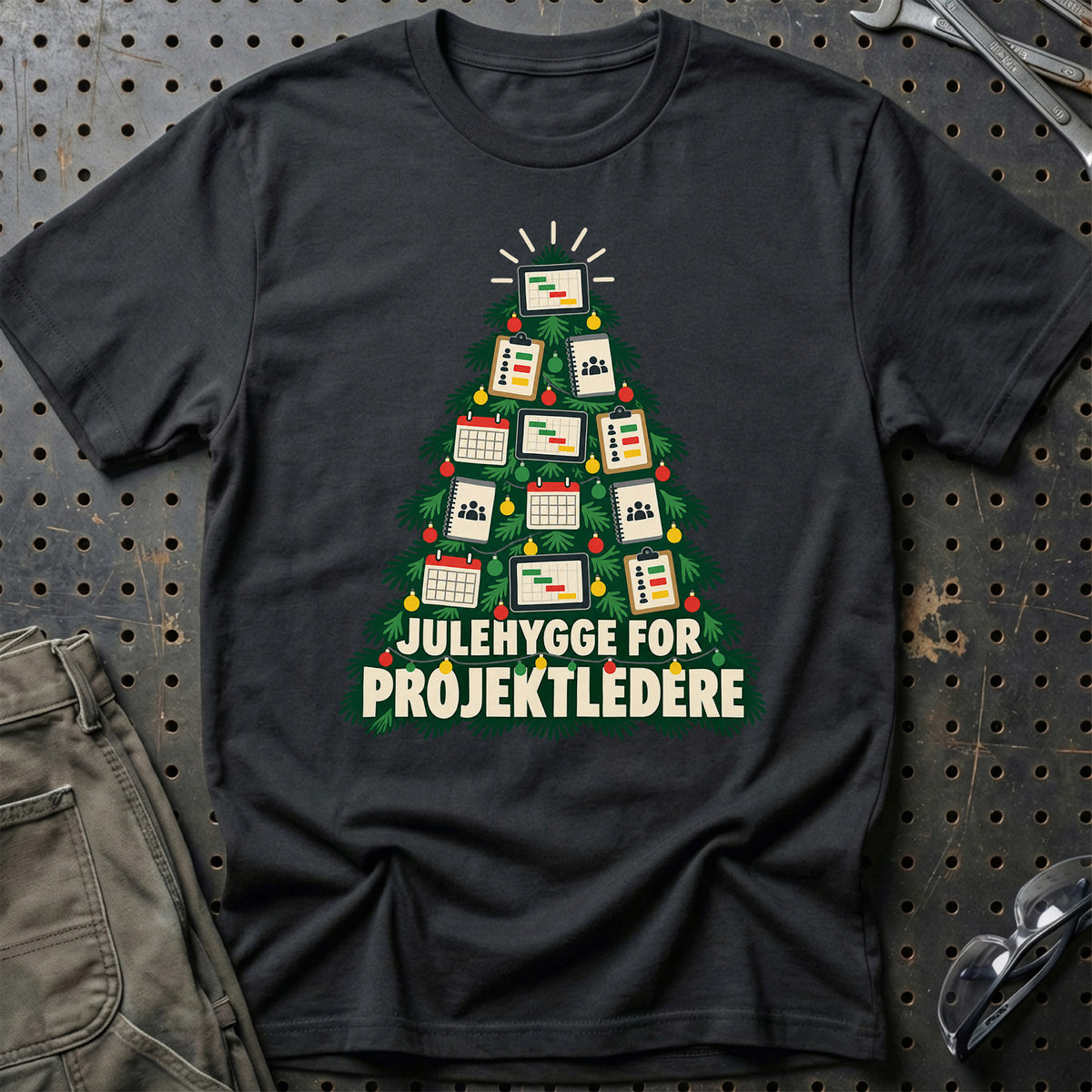 
Projektleder – Julehygge – Unisex T-Shirt – Sort