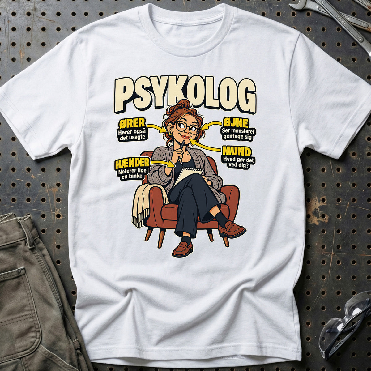 
Produktbillede af Psykolog – Anatomi T-Shirt
