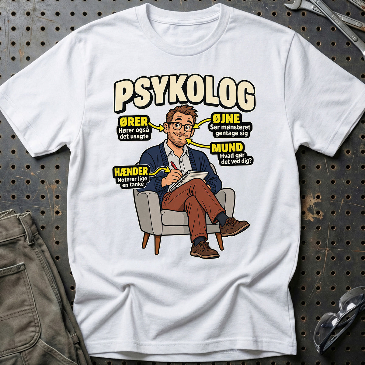
Produktbillede af Psykolog – Anatomi T-Shirt