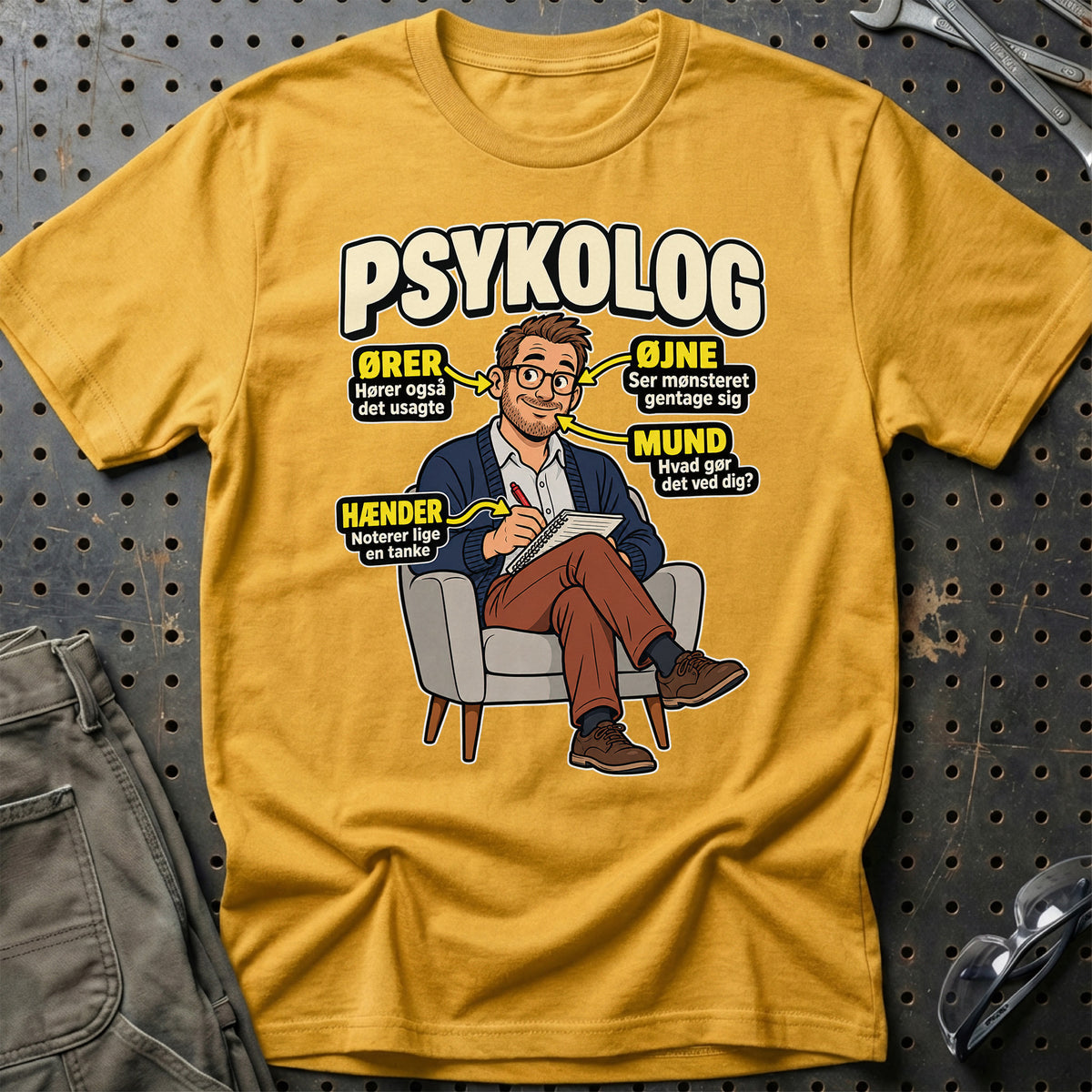 
Produktbillede af Psykolog – Anatomi T-Shirt