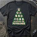 
Psykolog – Julehygge – Unisex T-Shirt – Sort