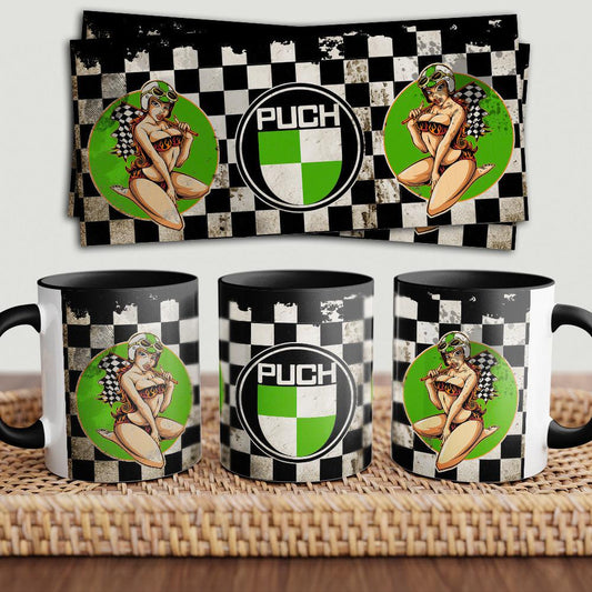 Puch #2 "To Toner" Vintage Keramisk Krus-Krus-Puch-Garage Culture Shop- garage - man cave - merchandise
