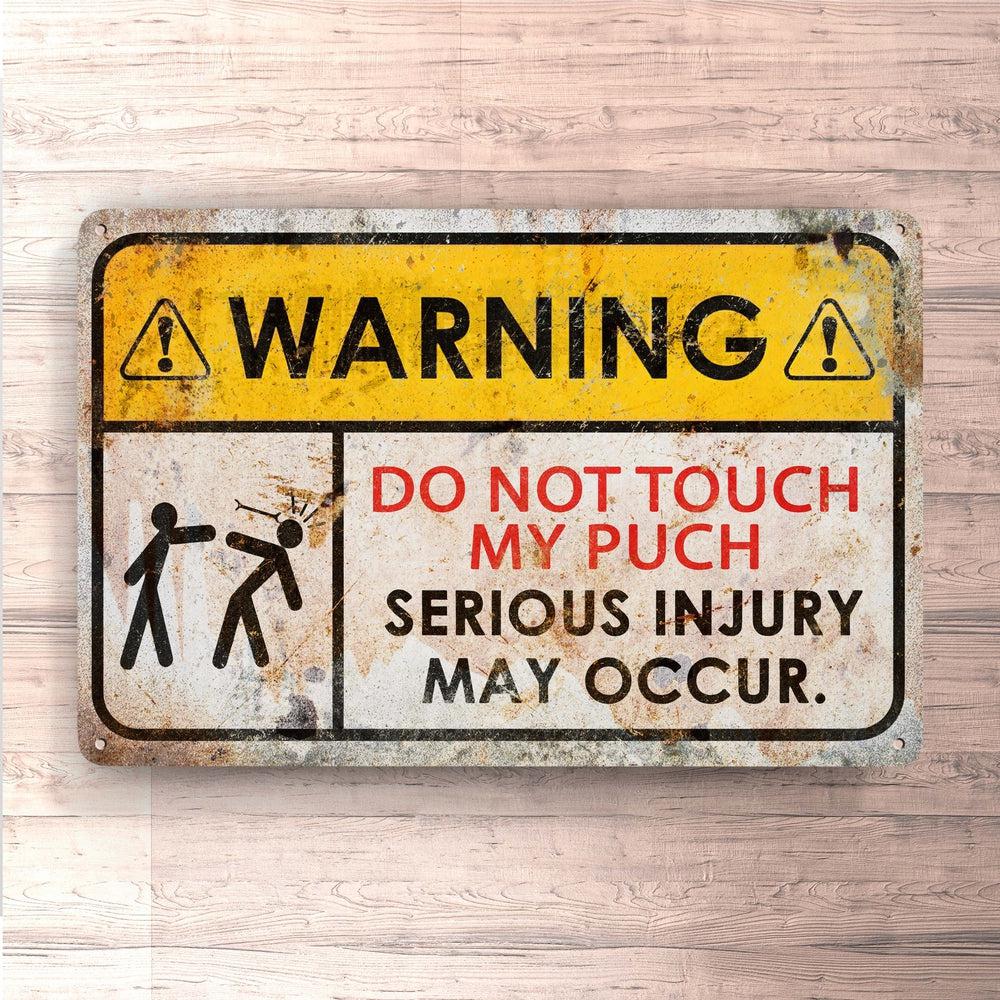 Puch Dont Touch My Puch - Skilte, Musemåtte, Dørmåtte , Plakat-Skilte-Puch-Garage Culture Shop- garage - man cave - merchandise