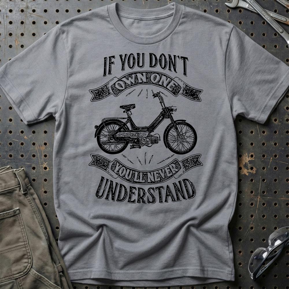 Puch - If You Dont Own One Puch Maxi-1 K Youll Never Understand T-Shirt-Beklædning-Puch-Grå Sport-S-Garage Culture Shop- garage - man cave - merchandise