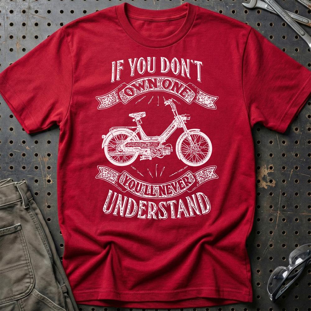 Puch - If You Dont Own One Puch Maxi-1 K Youll Never Understand Unisex T-Shirt , Bomuld-Beklædning-Puch-Rød-S-Garage Culture Shop- garage - man cave - merchandise