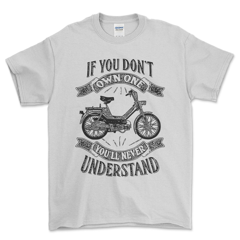 Puch - If You Dont Own One Puch Maxi-1 Kl Youll Never Understand Unisex T-Shirt , Bomuld-Beklædning-Puch-Hvid-S-Forside-Garage Culture Shop- garage - man cave - merchandise