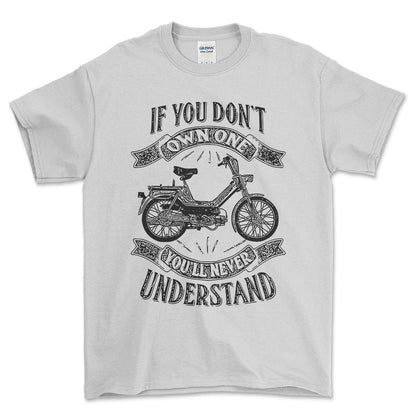 Puch - If You Dont Own One Puch Maxi-1 Kl Youll Never Understand Unisex T-Shirt , Bomuld-Beklædning-Puch-Hvid-S-Forside-Garage Culture Shop- garage - man cave - merchandise
