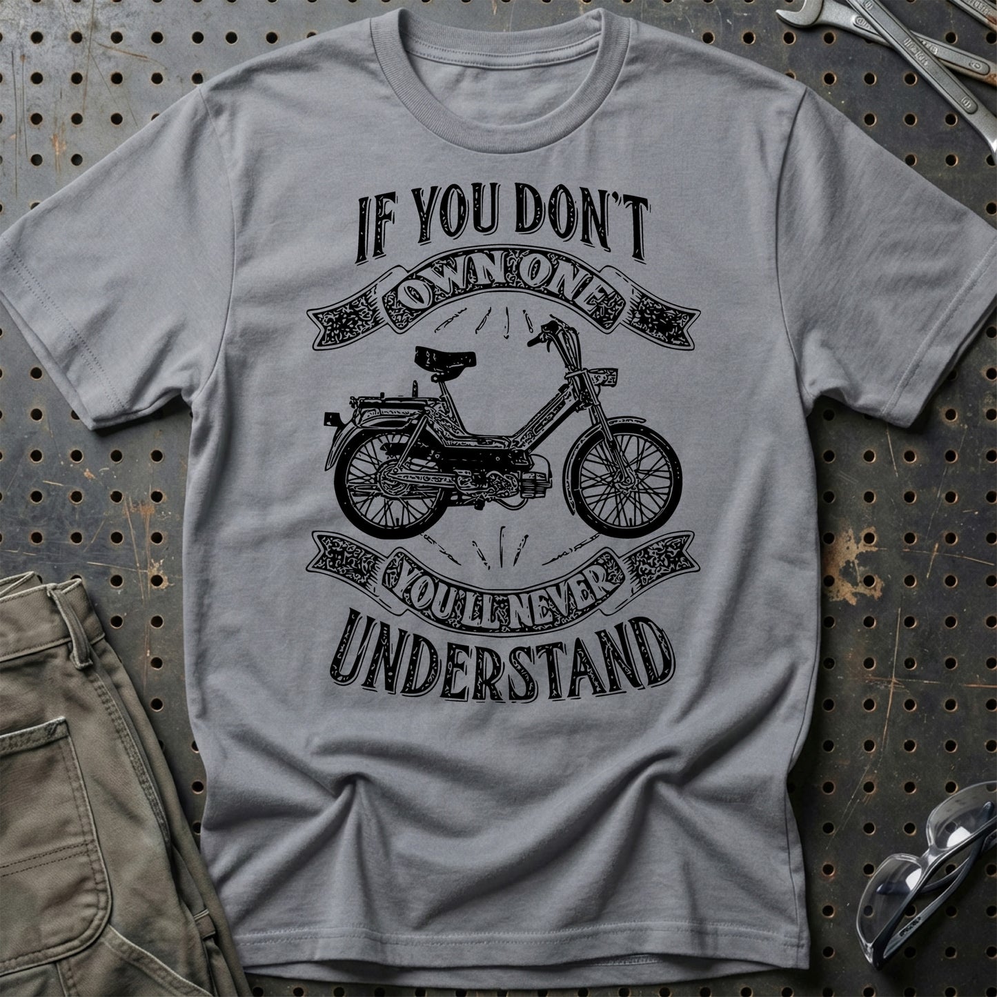 Puch - If You Dont Own One Puch Maxi-1 Kl Youll Never Understand Unisex T-Shirt , Bomuld-Beklædning-Puch-Grå Sport-S-Garage Culture Shop- garage - man cave - merchandise