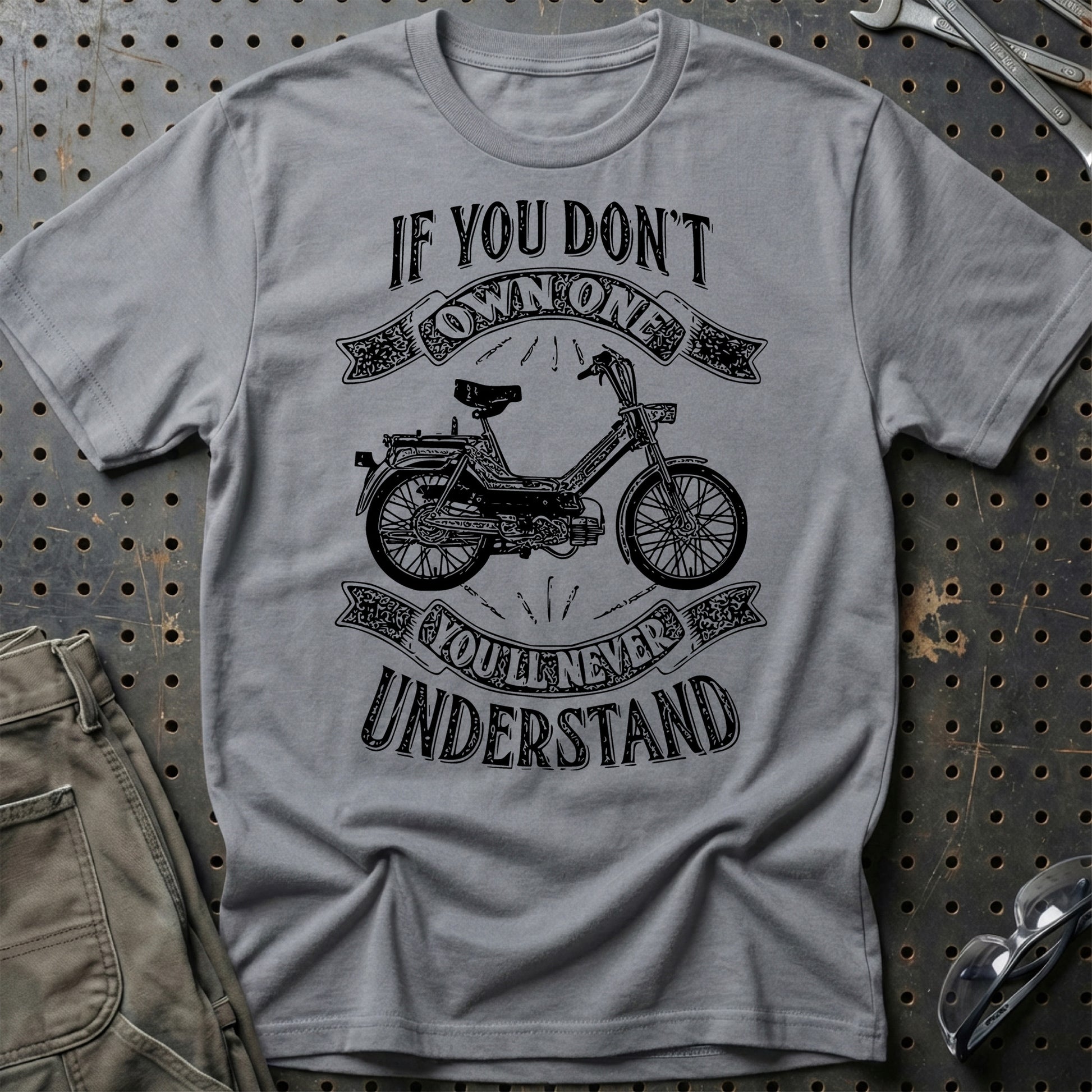 Puch - If You Dont Own One Puch Maxi-1 Kl Youll Never Understand Unisex T-Shirt , Bomuld-Beklædning-Puch-Grå Sport-S-Garage Culture Shop- garage - man cave - merchandise