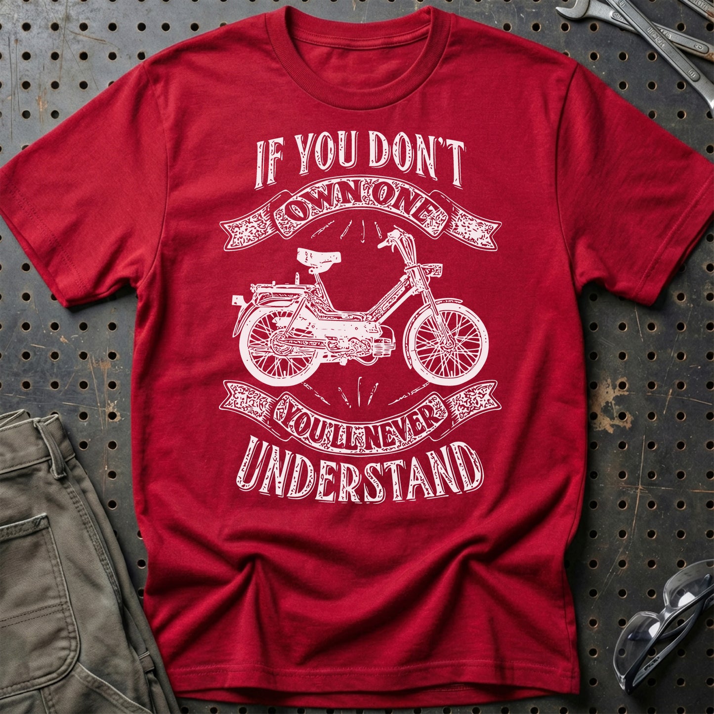Puch - If You Dont Own One Puch Maxi-1 Kl Youll Never Understand Unisex T-Shirt , Bomuld-Beklædning-Puch-Rød-S-Garage Culture Shop- garage - man cave - merchandise