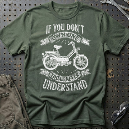 Puch - If You Dont Own One Puch Maxi-1 Kl Youll Never Understand Unisex T-Shirt , Bomuld-Beklædning-Puch-Grøn Militær-S-Garage Culture Shop- garage - man cave - merchandise