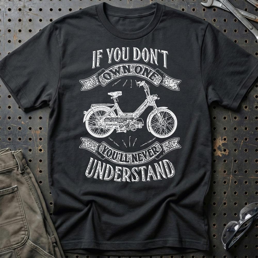 Puch - If You Dont Own One Puch Maxi-1 P Youll Never Understand T-Shirt-Beklædning-Puch-Sort-S-Garage Culture Shop- garage - man cave - merchandise
