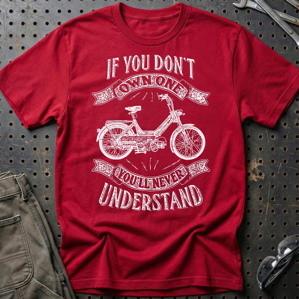 Puch - If You Dont Own One Puch Maxi-1 P Youll Never Understand Unisex T-Shirt , Bomuld-Beklædning-Puch-Rød-S-Garage Culture Shop- garage - man cave - merchandise
