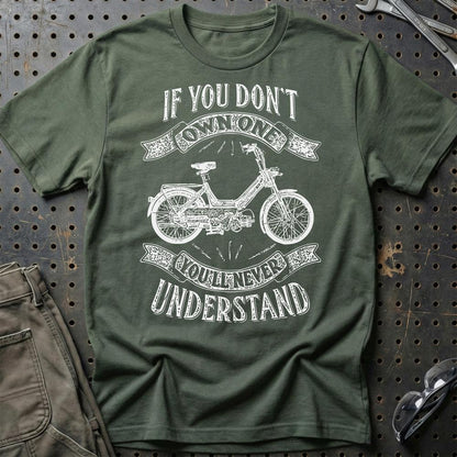 Puch - If You Dont Own One Puch Maxi-1 P Youll Never Understand Unisex T-Shirt , Bomuld-Beklædning-Puch-Grøn Militær-S-Garage Culture Shop- garage - man cave - merchandise