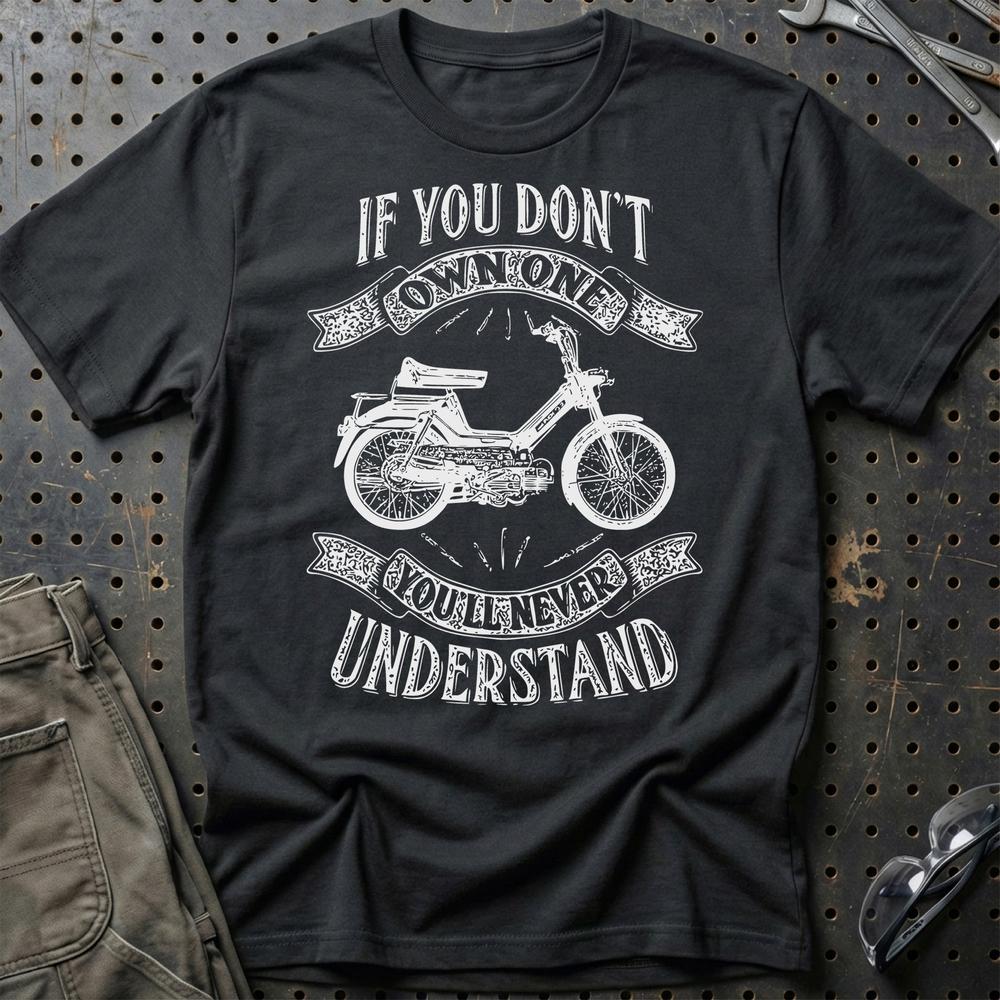 Puch - If You Dont Own One Puch Maxi-2 Youll Never Understand T-Shirt-Beklædning-Puch-Sort-S-Garage Culture Shop- garage - man cave - merchandise
