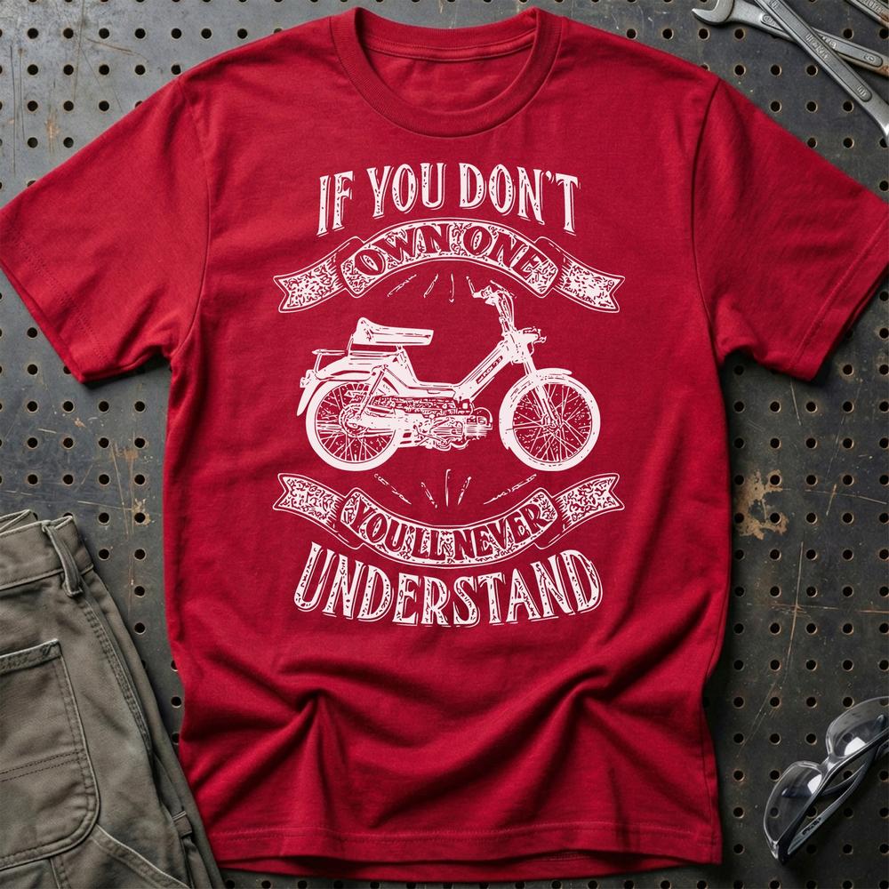 Puch - If You Dont Own One Puch Maxi-2 Youll Never Understand Unisex T-Shirt , Bomuld-Beklædning-Puch-Rød-S-Garage Culture Shop- garage - man cave - merchandise