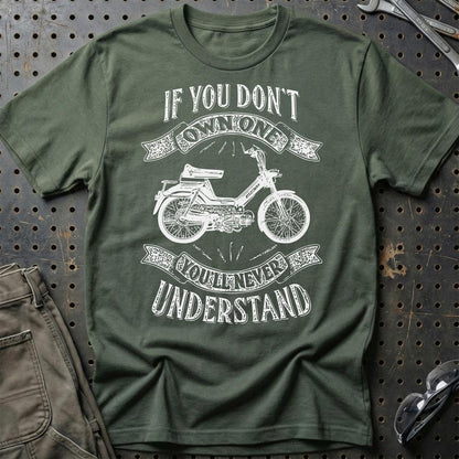 Puch - If You Dont Own One Puch Maxi-2 Youll Never Understand Unisex T-Shirt , Bomuld-Beklædning-Puch-Grøn Militær-S-Garage Culture Shop- garage - man cave - merchandise