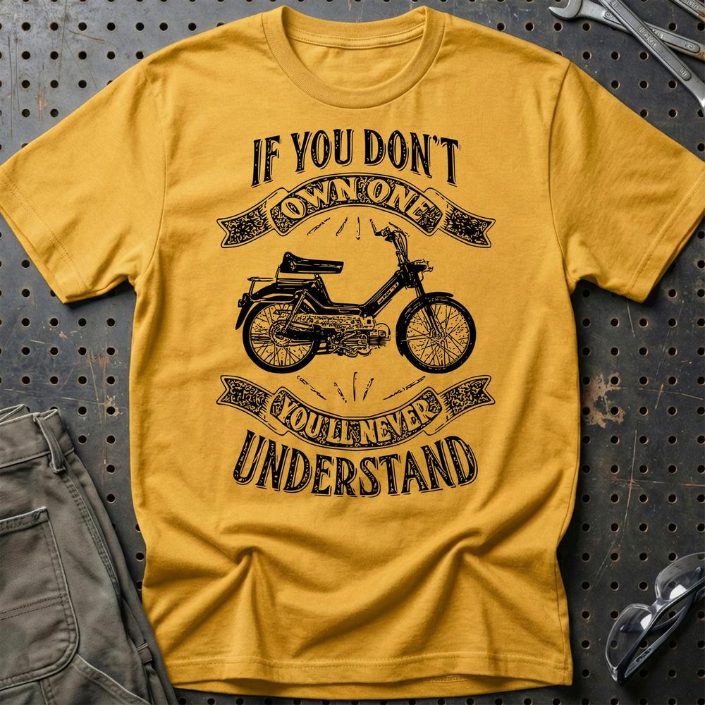 Puch - If You Dont Own One Puch Maxi-2 Youll Never Understand Unisex T-Shirt , Bomuld-Beklædning-Puch-Guld-S-Garage Culture Shop- garage - man cave - merchandise