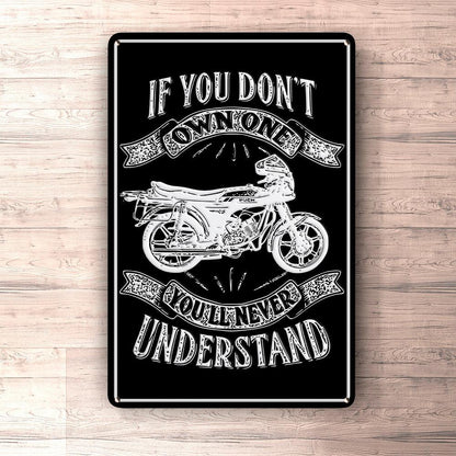 Puch - If You Dont Own One Puch Monza Juvel 4X Youll Never Understand Skilte, Musemåtte, Dørmåtte , Plakat-Skilte-Puch-Garage Culture Shop- garage - man cave - merchandise