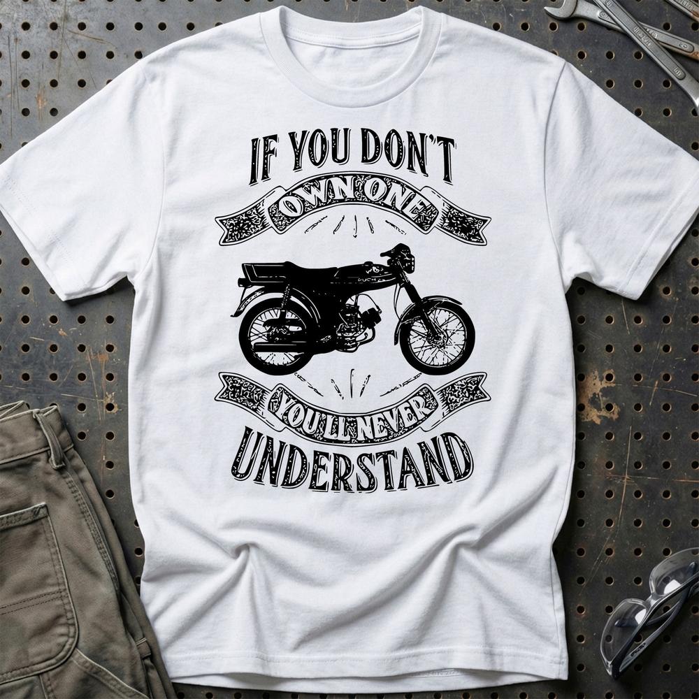 Puch - If You Dont Own One Puch Monza Youll Never Understand Unisex T-Shirt , Bomuld-Beklædning-Puch-Hvid-S-Garage Culture Shop- garage - man cave - merchandise