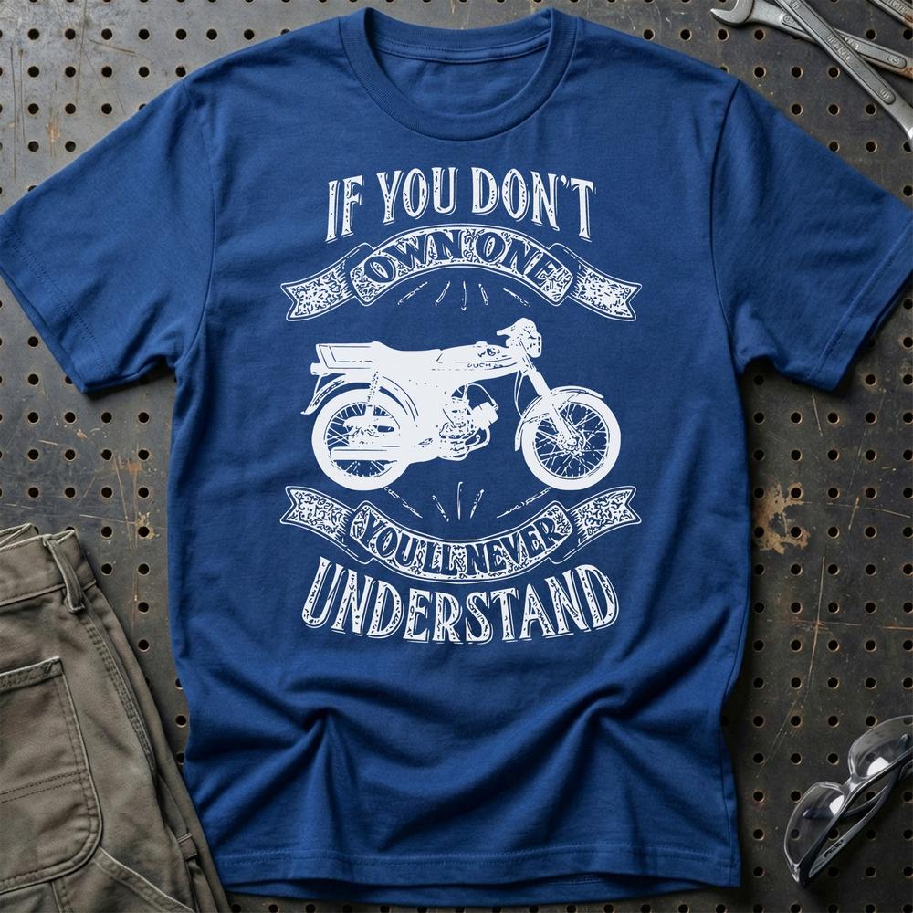 Puch - If You Dont Own One Puch Monza Youll Never Understand Unisex T-Shirt , Bomuld-Beklædning-Puch-Blå Royal-S-Garage Culture Shop- garage - man cave - merchandise