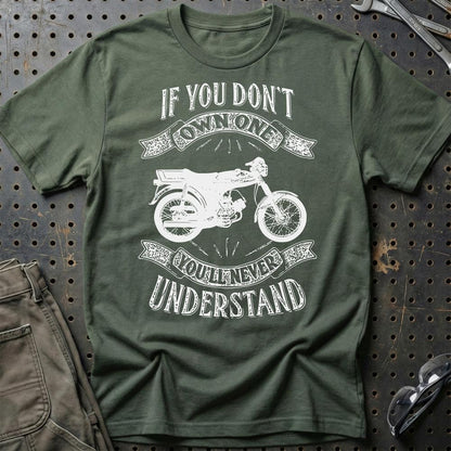 Puch - If You Dont Own One Puch Monza Youll Never Understand Unisex T-Shirt , Bomuld-Beklædning-Puch-Grøn Militær-S-Garage Culture Shop- garage - man cave - merchandise