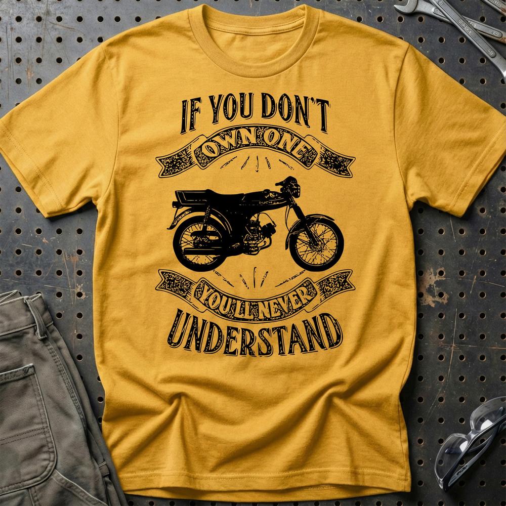 Puch - If You Dont Own One Puch Monza Youll Never Understand Unisex T-Shirt , Bomuld-Beklædning-Puch-Guld-S-Garage Culture Shop- garage - man cave - merchandise