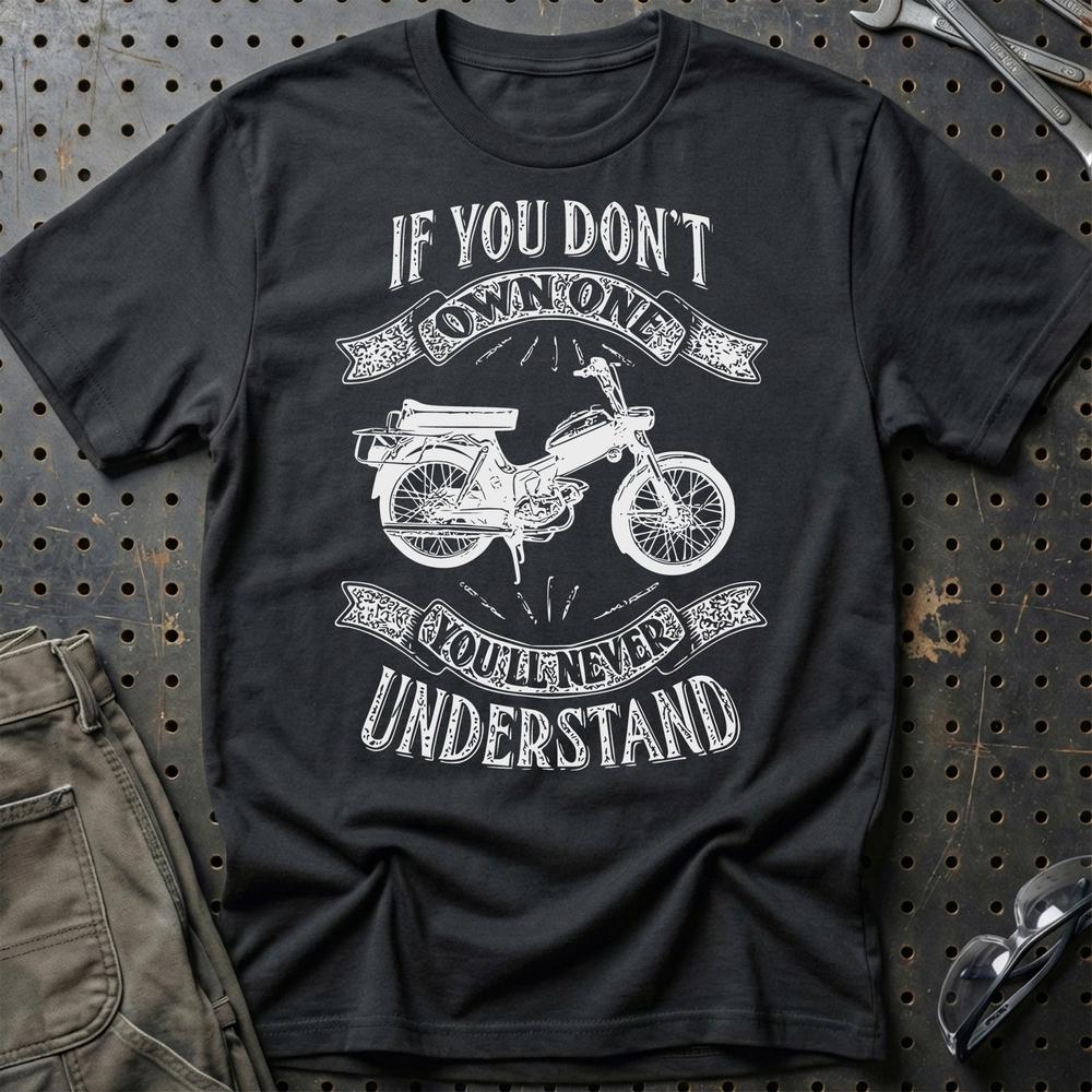 Puch - If You Dont Own One Puch Ms 50 K3T Youll Never Understand T-Shirt-Beklædning-Puch-Sort-S-Garage Culture Shop- garage - man cave - merchandise