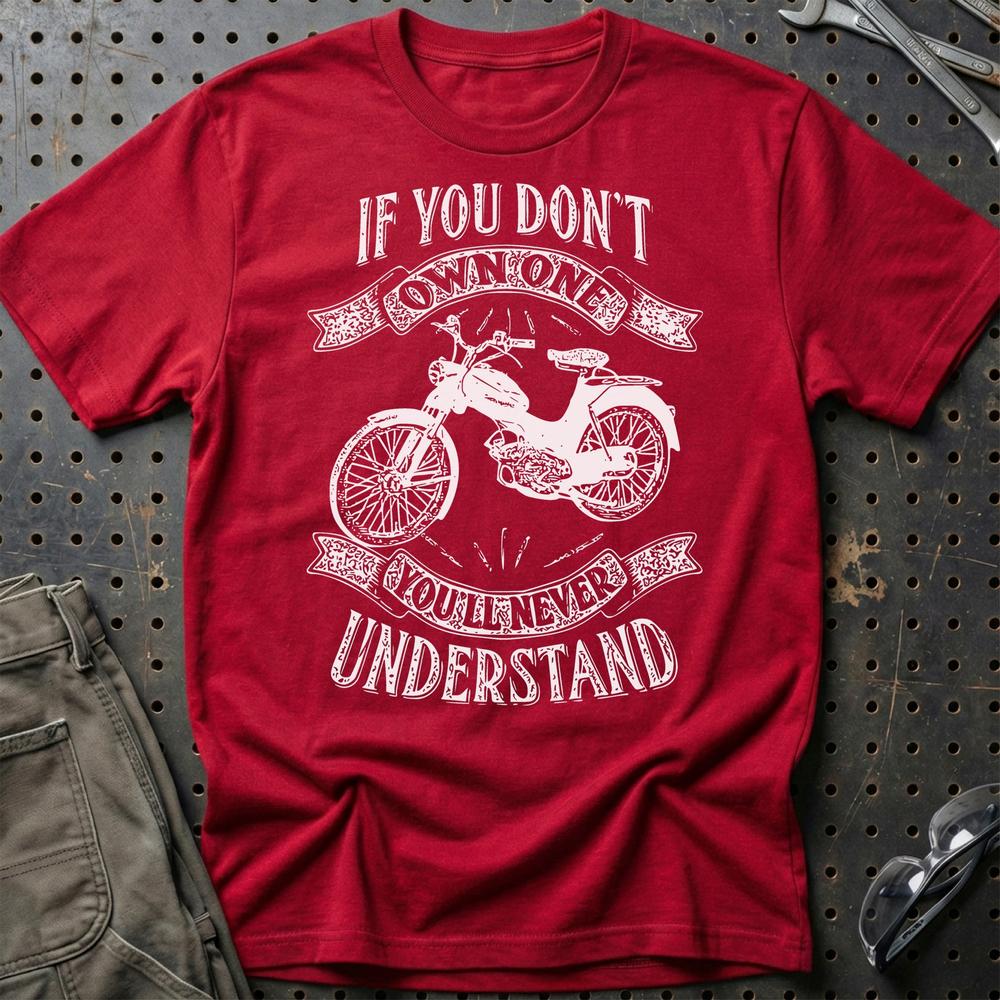 Puch - If You Dont Own One Puch Ms 50 L Youll Never Understand T-Shirt-Beklædning-Puch-Rød-S-Garage Culture Shop- garage - man cave - merchandise