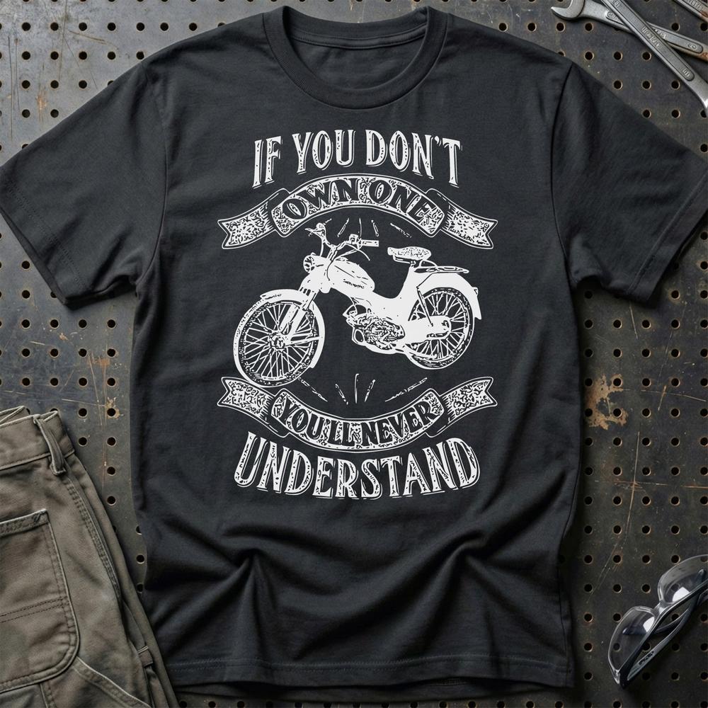 Puch - If You Dont Own One Puch Ms 50 L Youll Never Understand T-Shirt-Beklædning-Puch-Sort-S-Garage Culture Shop- garage - man cave - merchandise