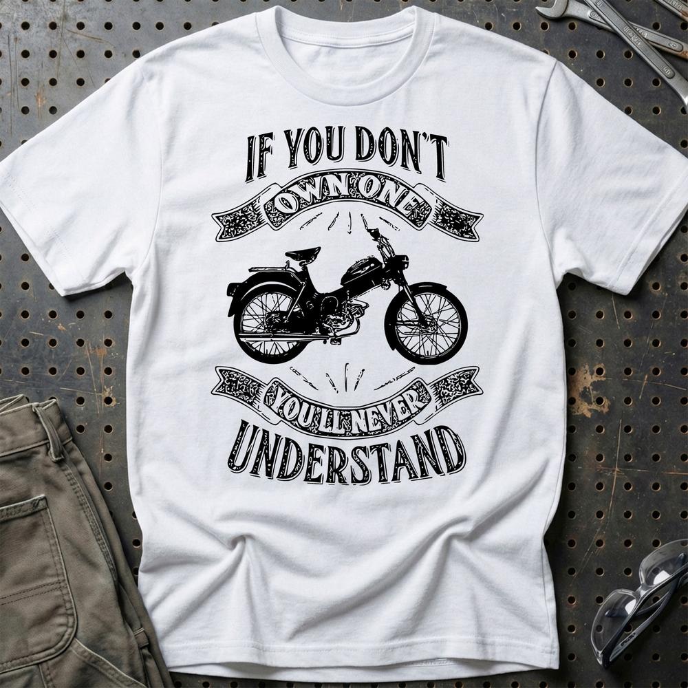 Puch - If You Dont Own One Puch Ms 50 P Youll Never Understand T-Shirt-Beklædning-Puch-Hvid-S-Garage Culture Shop- garage - man cave - merchandise