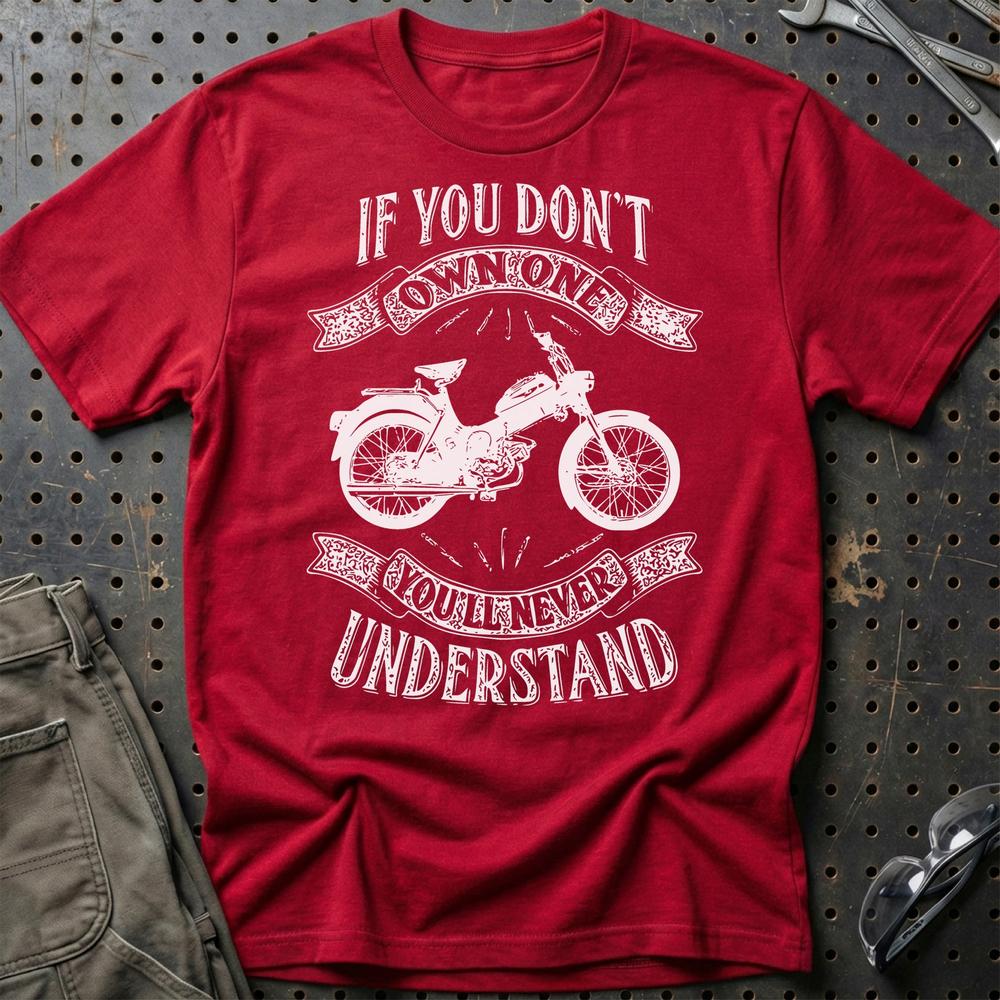 Puch - If You Dont Own One Puch Ms 50 P Youll Never Understand T-Shirt-Beklædning-Puch-Rød-S-Garage Culture Shop- garage - man cave - merchandise