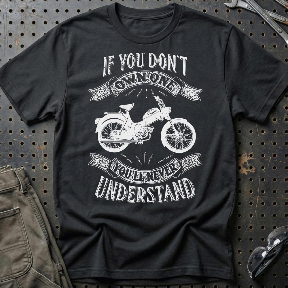 Puch - If You Dont Own One Puch Ms 50 P Youll Never Understand T-Shirt-Beklædning-Puch-Sort-S-Garage Culture Shop- garage - man cave - merchandise