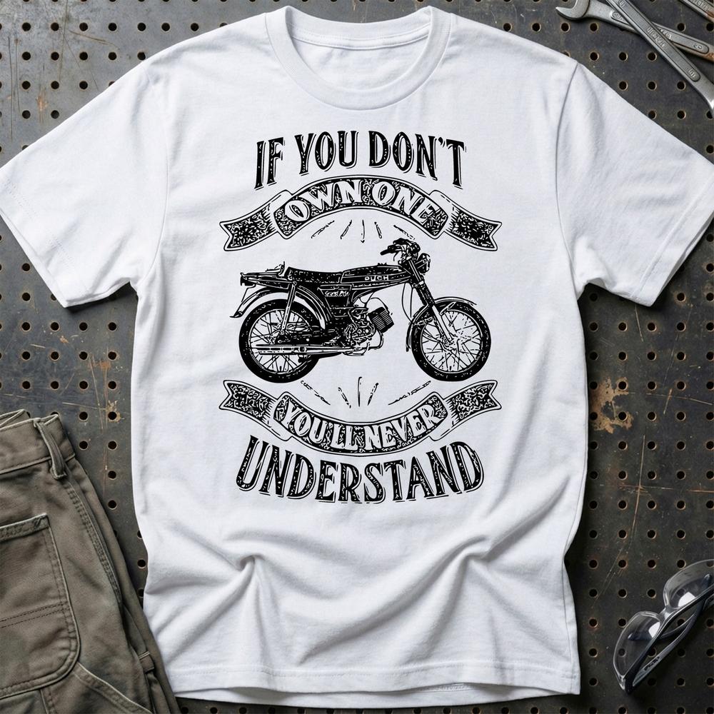Puch - If You Dont Own One Puch N-L Grand Prix Youll Never Understand Unisex T-Shirt , Bomuld-Beklædning-Puch-Hvid-S-Garage Culture Shop- garage - man cave - merchandise